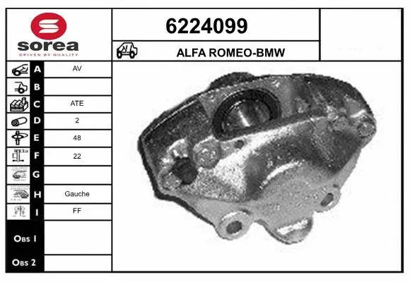 Brake Caliper (6224099)