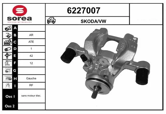 Brake Caliper (6227007)