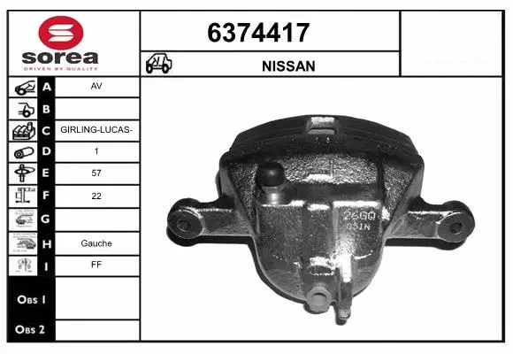 Brake Caliper (6374417)