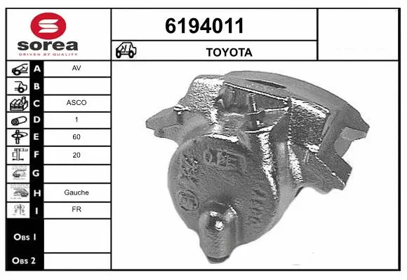 Brake Caliper (6194011)