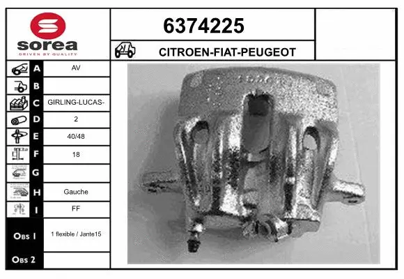 Brake Caliper (6374225)