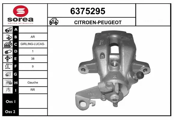 Brake Caliper (6375295)