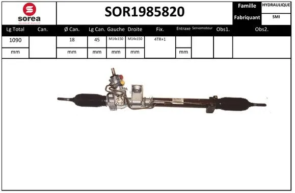 Steering Gear (SOR1985820)