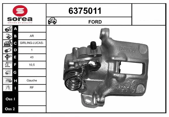 Brake Caliper (6375011)