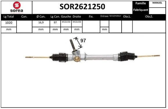 Steering Gear (SOR2621250)