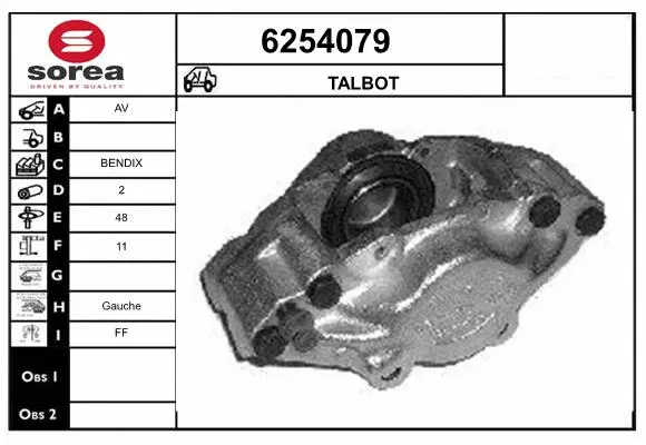 Brake Caliper (6254079)