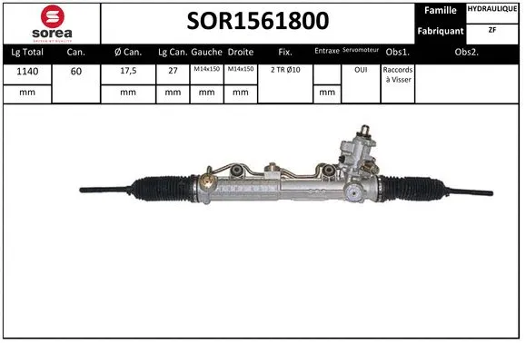 Steering Gear (SOR1561800)
