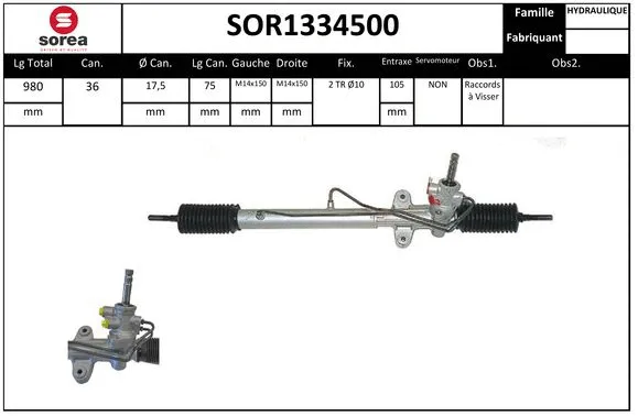 Steering Gear (SOR1334500)
