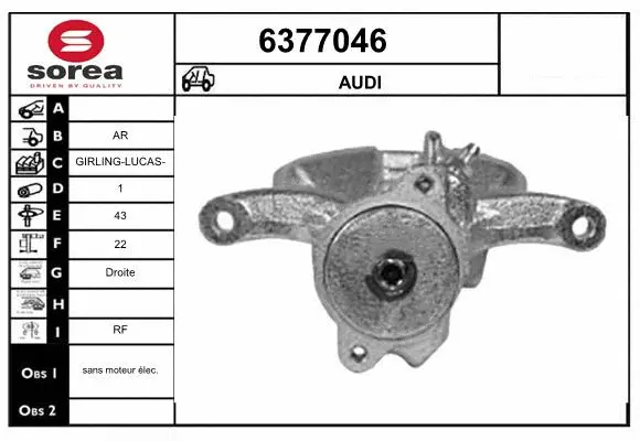 Brake Caliper (6377046)