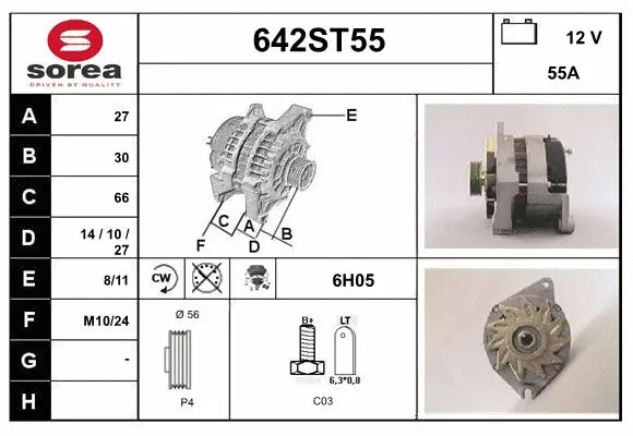 Alternator (642ST55)
