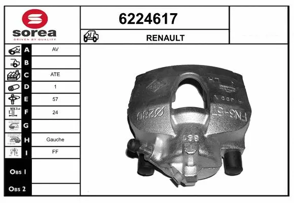 Brake Caliper (6224617)