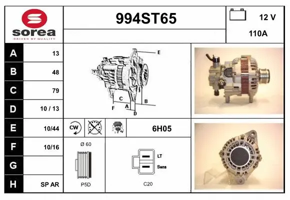 Alternator (994ST65)