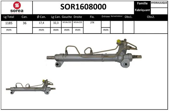 Steering Gear (SOR1608000)