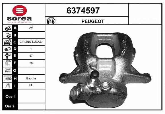 Brake Caliper (6374597)