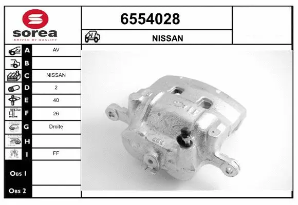 Brake Caliper (6554028)
