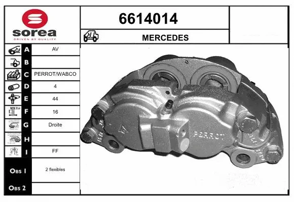Brake Caliper (6614014)