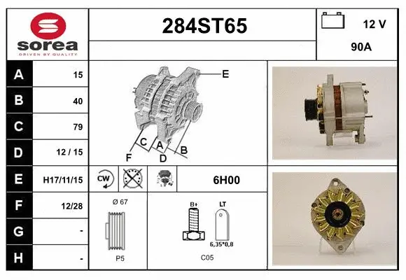 Alternator (284ST65)