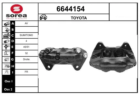 Brake Caliper (6644154)