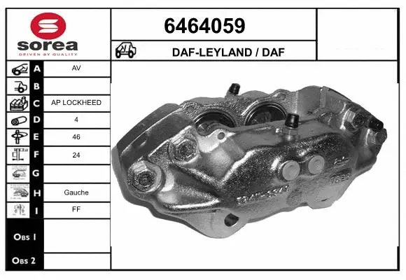 Brake Caliper (6464059)