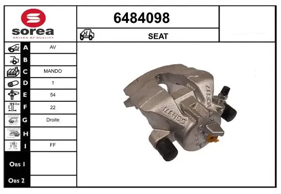 Brake Caliper (6484098)
