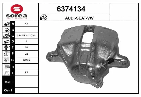 Brake Caliper (6374134)