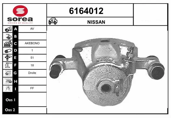 Brake Caliper (6164012)