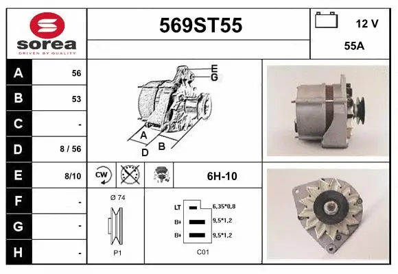 Alternator (569ST55)