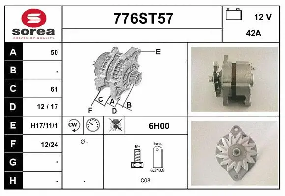 Alternator (776ST57)