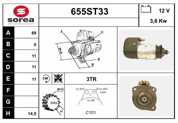 Starter (655ST33)