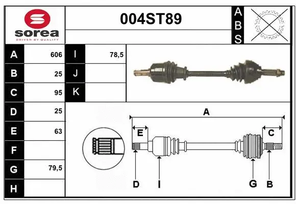 Drive Shaft (004ST89)