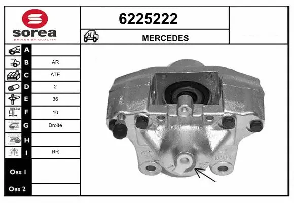 Brake Caliper (6225222)