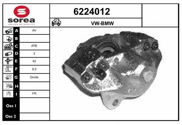 Brake Caliper (6224012)
