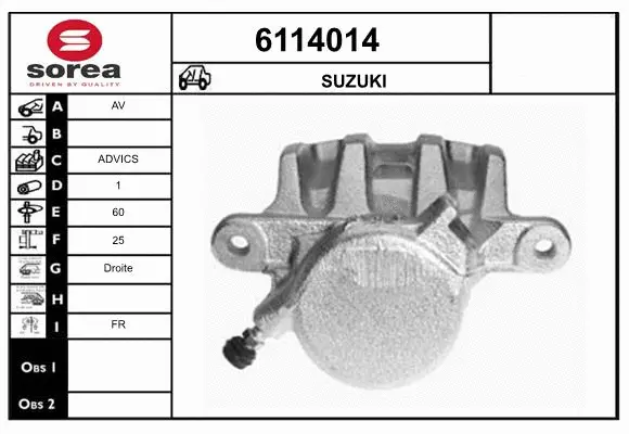 Brake Caliper (6114014)