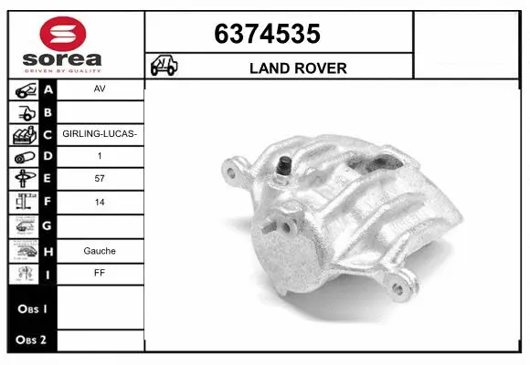 Brake Caliper (6374535)