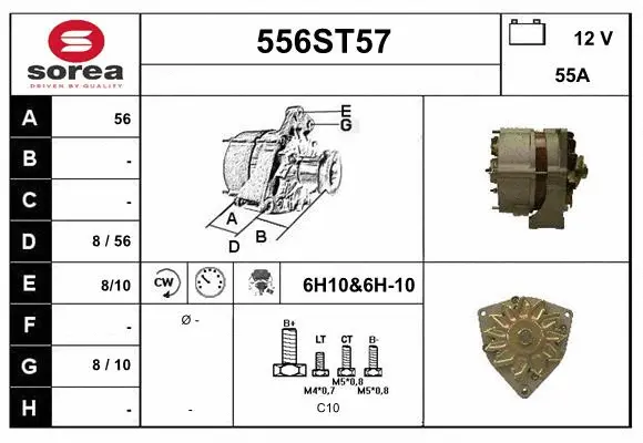 Alternator (556ST57)