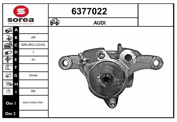 Brake Caliper (6377022)