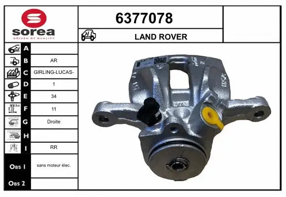 Brake Caliper (6377078)