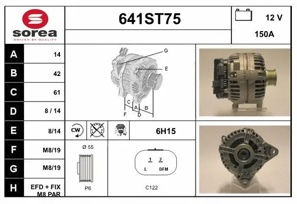 Alternator (641ST75)