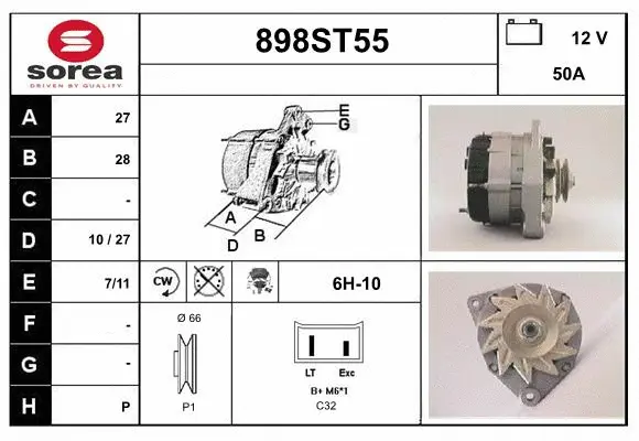 Alternator (898ST55)