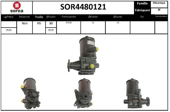 Hydraulic Pump, steering (SOR4480121)