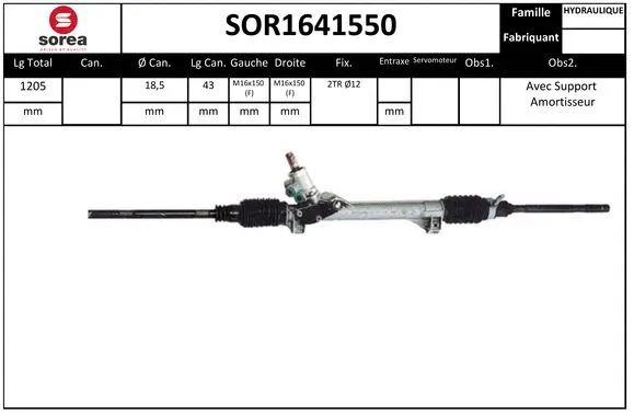 Steering Gear (SOR1641550)