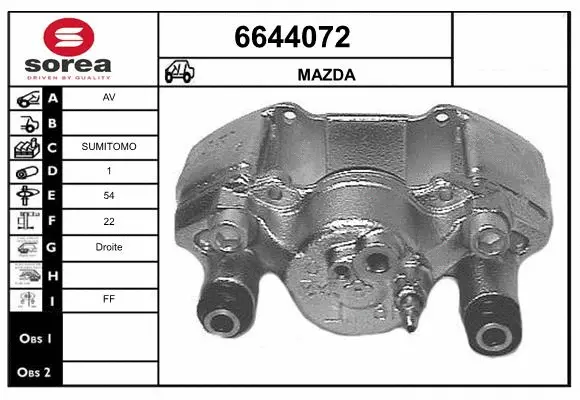 Brake Caliper (6644072)