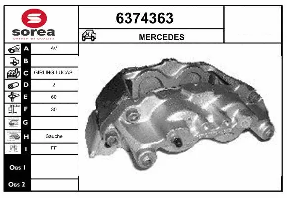Brake Caliper (6374363)