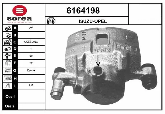 Brake Caliper (6164198)