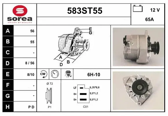 Alternator (583ST55)