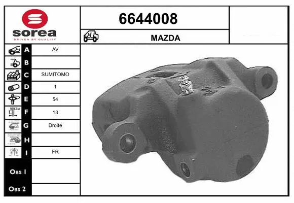 Brake Caliper (6644008)