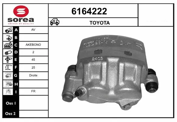 Brake Caliper (6164222)