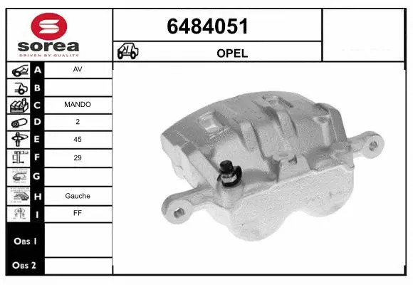 Brake Caliper (6484051)
