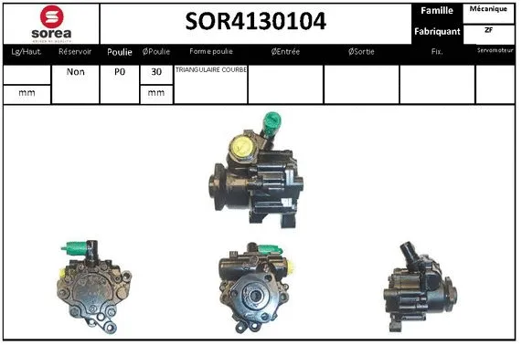 Hydraulic Pump, steering (SOR4130104)