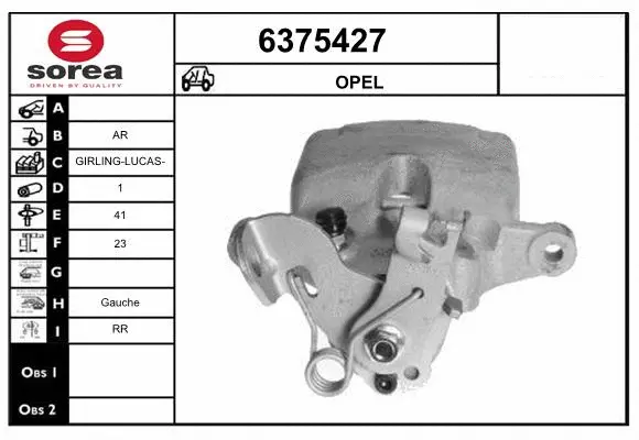 Brake Caliper (6375427)